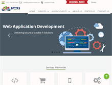 Tablet Screenshot of bytestechnolab.com